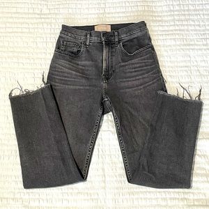 EVERLANE Black Straight Jean 25in